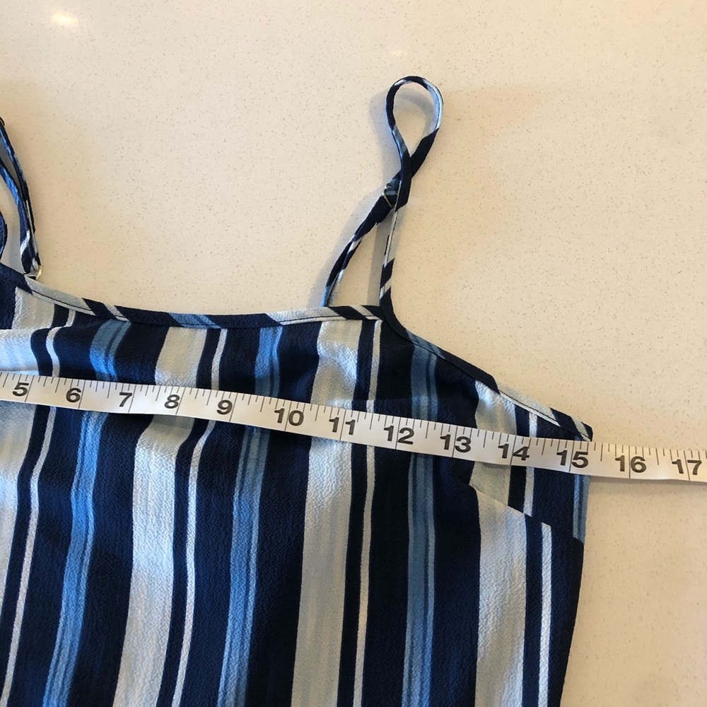 Show Me Your MuMu Blue and White Striped Cropped Tank - Picture 6 of 6